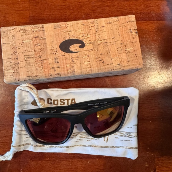 Costa Del Mar. Panga II Polarized Sunglasses, Matte Black Frame main image 4